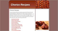 Desktop Screenshot of chorizorecipes.org